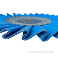 Bijoux matériel roue de buffage en tissu bleu